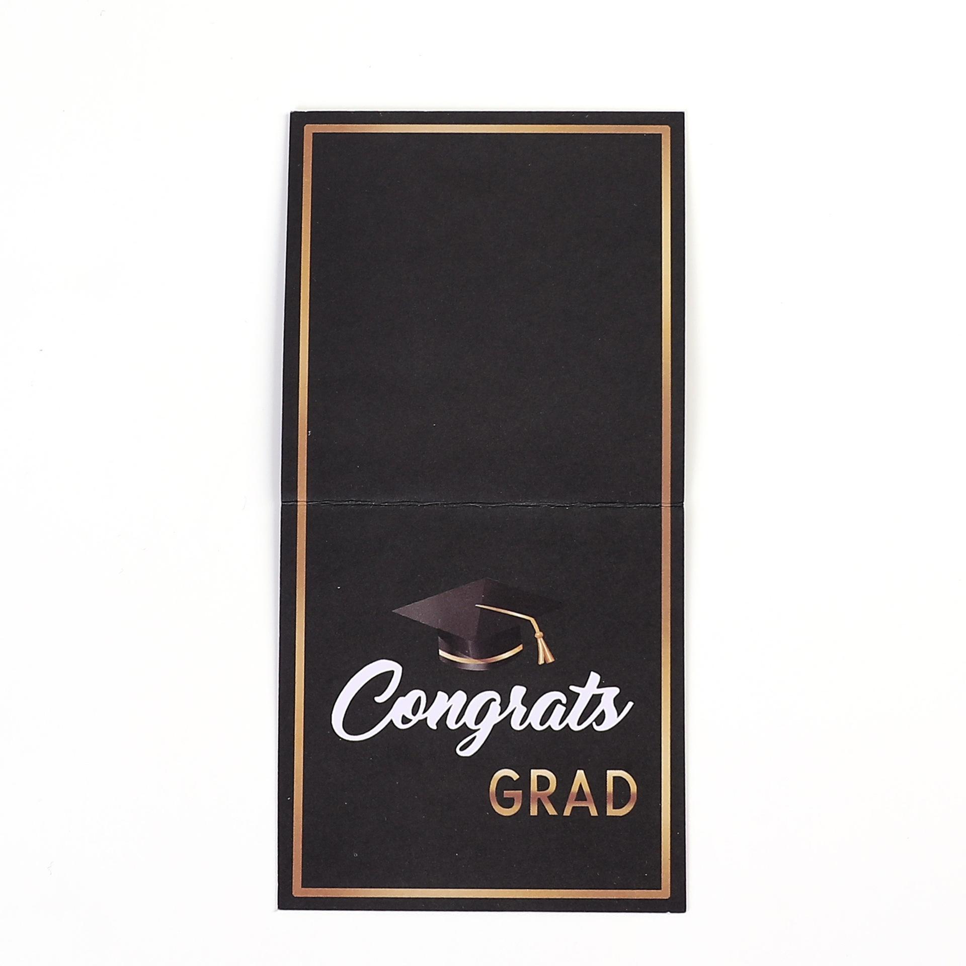 Graduation Pop Up Card 2026 – 3D Happy Graduation Card with Envelope, Congrats Grad Cards for High School or College Graduate, Money & Gift Card Holder