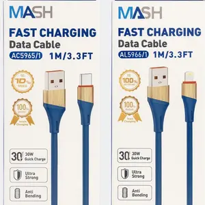 Mash dual pack cbl Usb to C and iphone