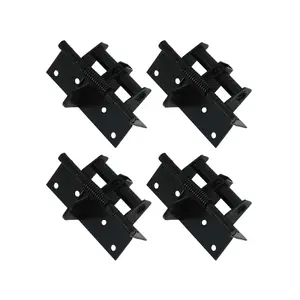 4pcs Left And Right Hand Door Basics Self-Closing Door Hinge Multi-Functional Hinges Automatic Door Closer