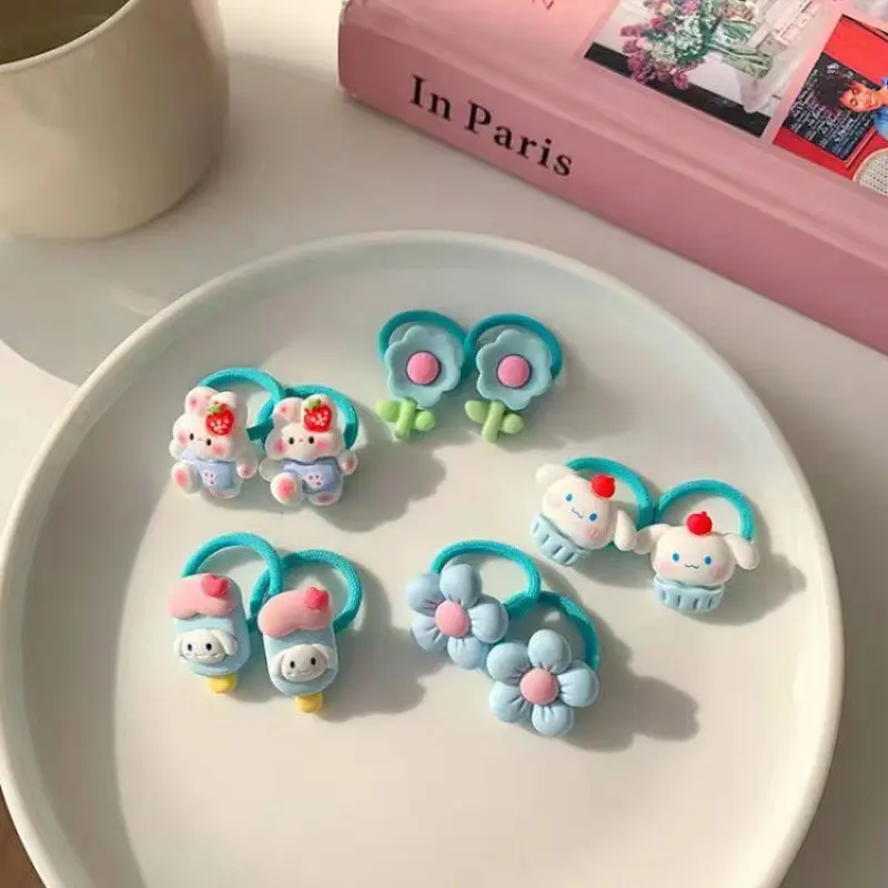 Flower Cute Rabbit 10 Piece Set (OPP Bag