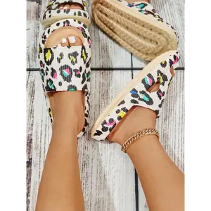 (New)Women's  Print Slides, Casual Comfortable Home Slippers, Non-slip Soft Slippers for Indoor & Outdoor Wear