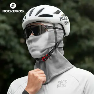 ROCKBROS Thermochromic Fleece Balaclava Breathable Waterproof Soft High-Elastic Fabric for Cold Weather Activities
