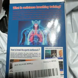 Running Breathing Trainer Device-2 Pack, Lung Breathing Trainer, Breathing Exercise Device, Running Supplies, Mini Breathing Training Equipment, Breathing Trainer for Working Out, Running Trainer for Fitness Training Adjustable Resistance`