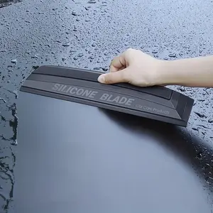 Silicone Car Water Blade Squeegee for Streak-Free Drying, Ergonomic Grip Non-Scratch Tool for Car Windows and Winter Use Automotive
