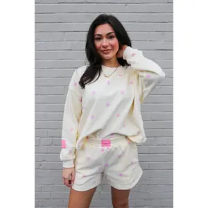 Soft Dot Lounge Crewneck Sweatshirt