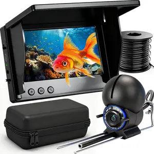 Fishing Camera, 220? Ultra-Wide 1080P  Underwater Fishing Camera with 4.3" LCD & IR Night Vision, 50ft  for Ice Lake Boat Kayak Fishing