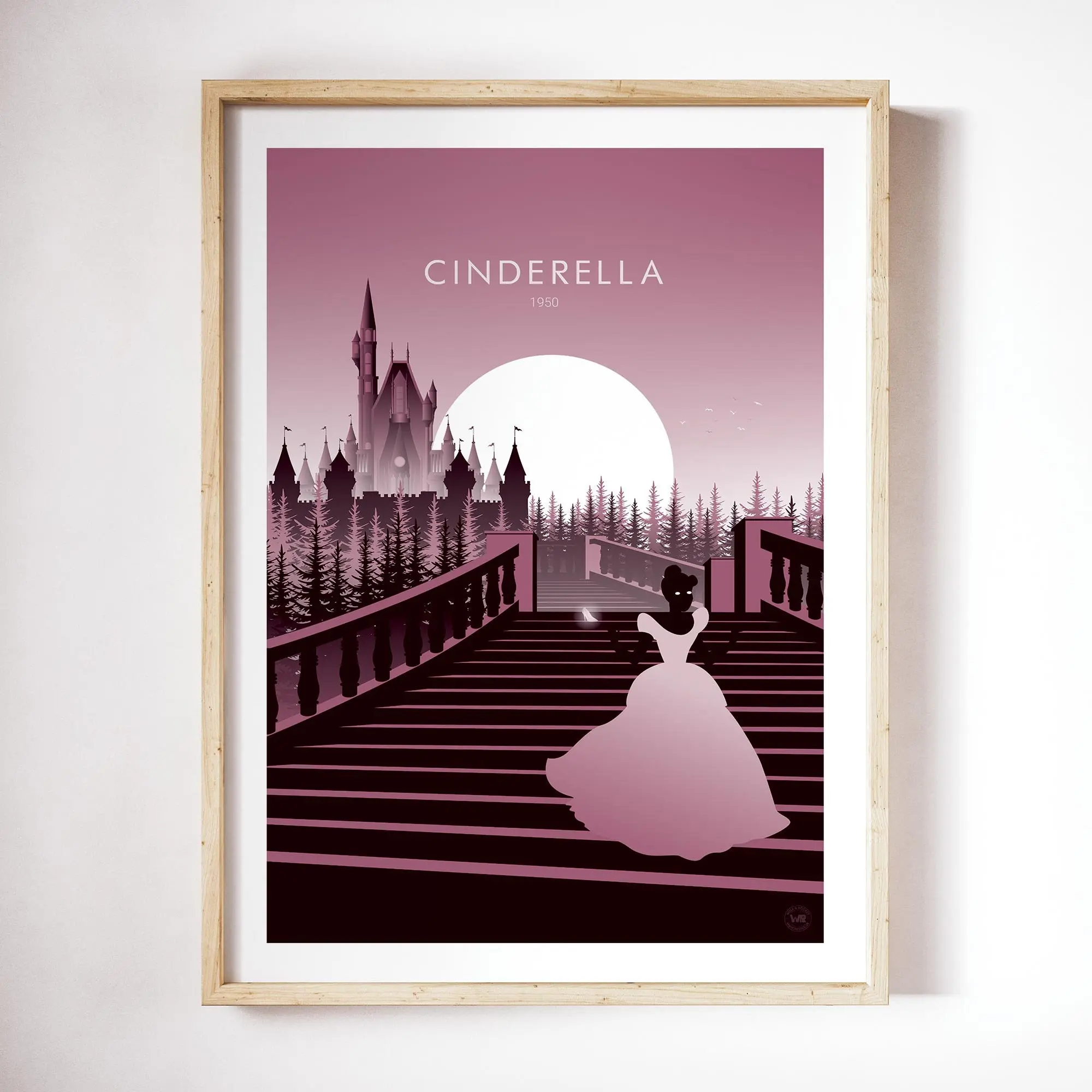 Cinderella Film Poster | Minimalist Poster | Geek Decor | Home Decor | Wall Art | Movie Poster