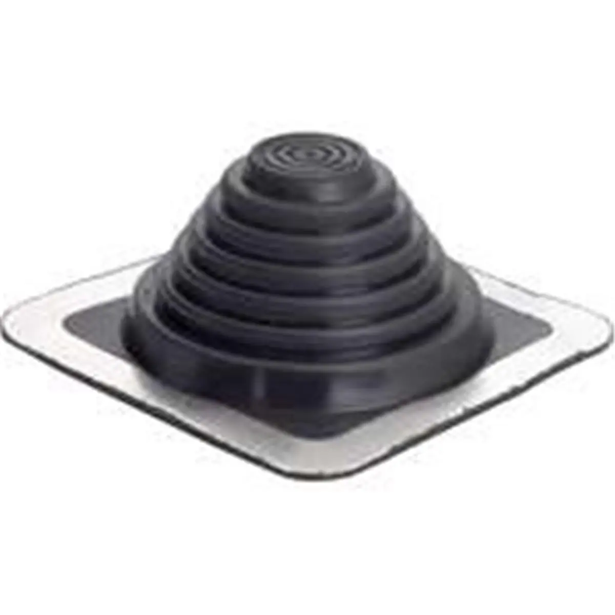 212 MAIN Master Flashing EPDM Rubber Pipe Boot, Fits .25-4 in. Pipes, 8x8 in. Standard Base, Weatherproof Plumbing Accessory, Conforms to Any Roof Pitch, Rated 212°F Continuous Heat, Resists Ozone/UV Weathering, Plumbing Accessories, .25 To 4 In., Silicon