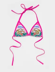 ED HARDY  Womens Triangle Bikini Top