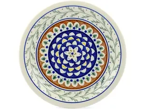Polish Pottery Plate 11" Pine Boughs