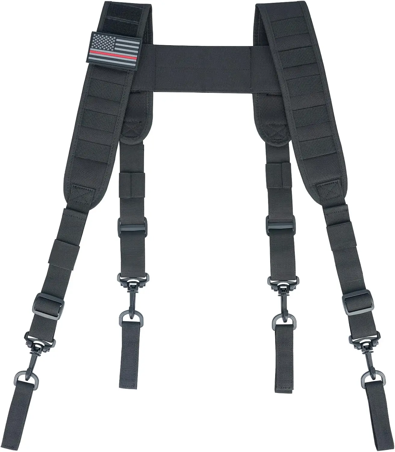 MELOTOUGH Tactical Suspenders for Duty Military Belt Harness Police Suspenders Law Enforcement Belt