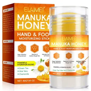 ELAIMEI Manuka Honey Skin Care Stick is designed for dry, cracked skin, providing intense hydration and soothing dryness. It is ideal for dry, flaky areas such as elbows, hands, and feet, delivering visible, rapid moisturization.