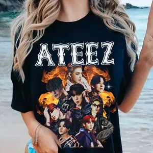 Cute Ateez The World Ep.Fin Will Album Shirt, Ateez Will Shirt, Ateez World Tour Shirt, ATEEZ Tour 2024 Kpop Ateez Hongjoong, Mingi, Yeosang