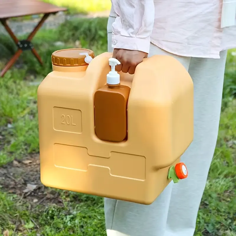 5.28 gal Large-Volume Outdoor Emergency Water Storage Bucket - Storage Containers, Supply Solution for Camping, Picnics, Tools & Hardware Use