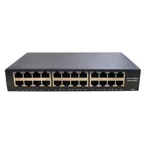 Gigabit and 100Mbps network switch, Ethernet hub port, plastic case switch