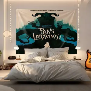 Pan's Labyrinth Pattern Tapestry, Stylish Room Flag, Durable Decorative Tapestry, Unique Wall Art For Living Room And Bedroom, Soft And Durable For Kids And Adults Daily Holiday Birthday Gift Bedroom Decor