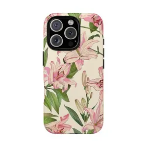 Just The Lilies Phone Case, Tiger Lily Phone Case, Floral Flower Phone Case - Case for iP 8, X, 11, 12, 13, 14, 15, 16