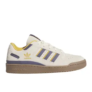 adidas Mens Forum Low Lace Up Sneakers Shoes Casual - White