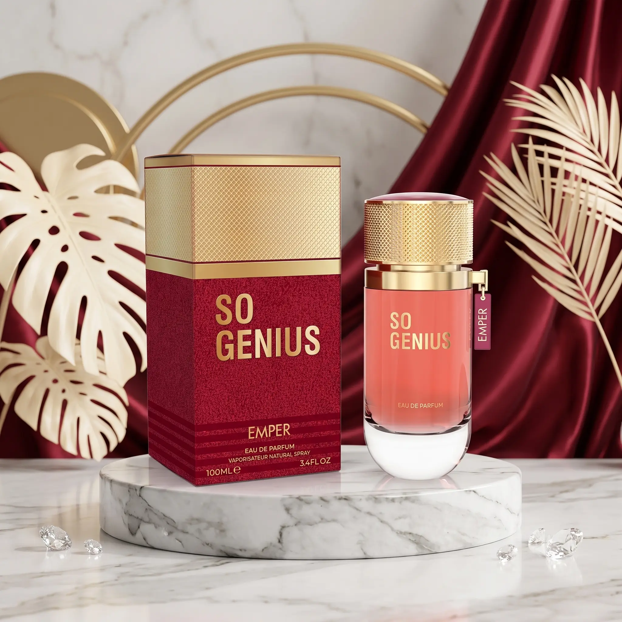 Emper So Genius Eau de Parfum for Women 100ml | Fruity Floral Oud Fragrance