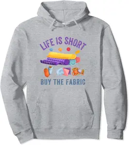 Cool Quilting For Women Grandma Sewing Quilter Sewer Fabric Pullover Hoodie - Laronstu Shop 95B0CY5JS7NJ