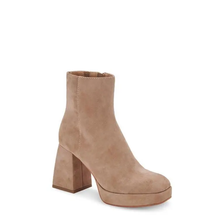 Dolce Vita,  Ulyses Platform Bootie - Mushroom Suede