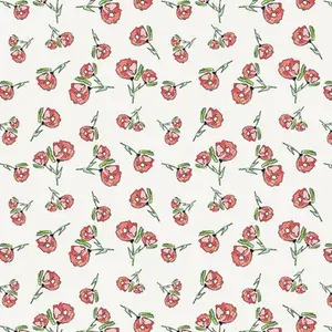 Fabric Art Gallery Crystal Lively Rosebuds in Knit Wild Bloom by the Quarter Yard K-22033