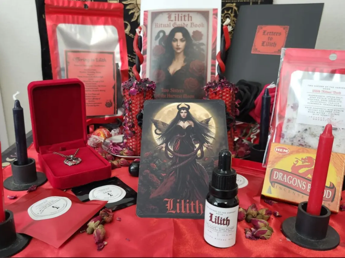 Lilith Protection Ritual Lilith Ritual Devotional Box – Sovereignty, Shadow Work & the Unbound ...
