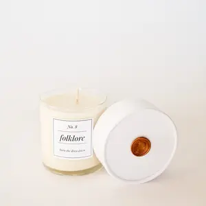 Folklore Candle Decor Cozy
