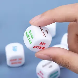 Drinking Game Dice Set, Party Props & Entertainment Accessories, Ideal for Singles Parties, Christmas, Halloween, Thanksgiving