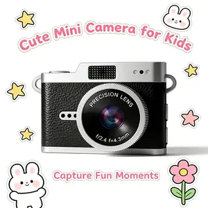 1080P Digital Keychain Camera Retro HD Mini Camera Micro with 32GB Card,  Retro Snap Digital Camera 6 Filters,0.96'' HD Tiny Vintage Video Recorder for Travel Study Outdoor Activities
