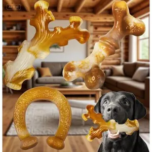 Durable Puppy Chew Toys 3 Pack - Long-Lasting Dog Toys for Aggressive Chewers, Teeth Cleaning & Mental Stimulation, Tough Chews for Large Breeds, Boredom Relief and Interactive Play bark  box  toy  inside toybox canine mentally  stimulating  dog  toy