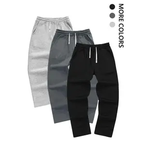 Men’s solid drawstring-waist sweatpants, casual comfortable pocket pants for fall and winter, men’s trousers for daily wear, pants for men, men’s pants, baggy sweatpants for men