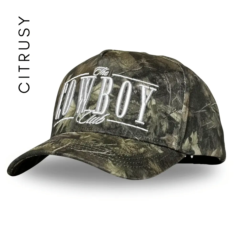 COWBOY CLUB TRUCKER HAT - CAMO