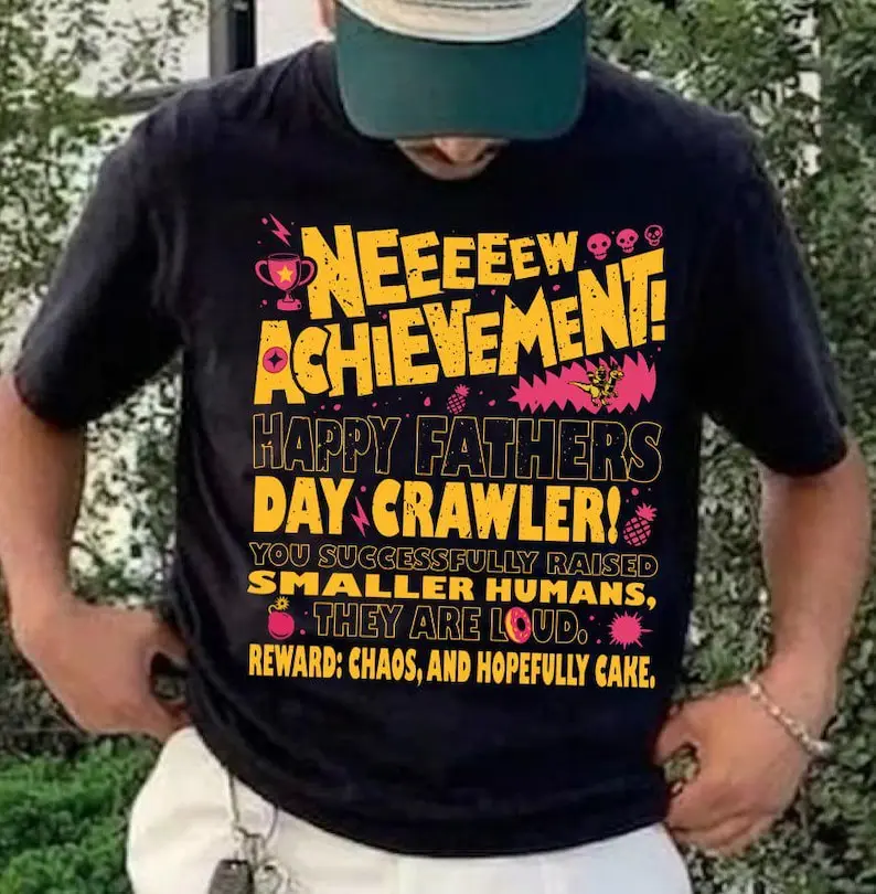 Dungeon Crawler Carl Comfort Colors Shirt, DCC Fan Tee for Dad, Fathers Day Achievement Unisex Graphic T-Shirt