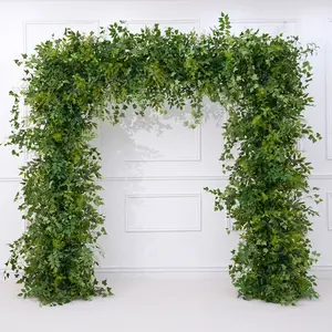 S-A8872 Mori Greenery Plants Leaves Arrangement for Wedding Backdrop
