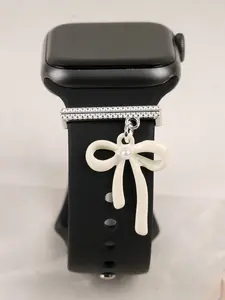 Bow Pendant for Apple Watch Band Decoration, Perfect Gift for Birthday and Easter, Unisex Sport Style (band Not Included)
