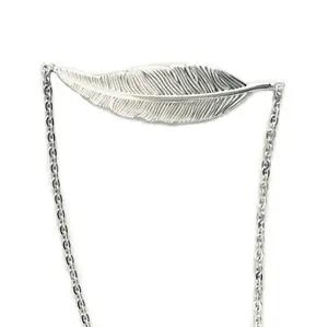 Feather Charm Sterling Anklet