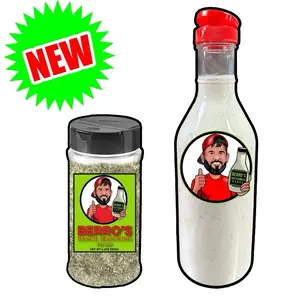 Berro's Ranch Seasoning w/FREE Empty Bottle - Spice Flavor - Ideal for Homemade Ranch - Versatile Seasoning for Home Cooking