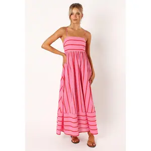 Pixie Maxi Dress - Pink Red