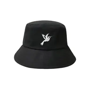 Cali Chic Women's Bucket Hat Embroidery Logo 100% Cotton Fitted Casual Beach Fashionable with Unique Design