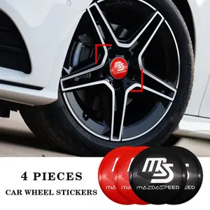 Mazda CX-5/CX-50/CX-70/CX-90/Mazda3 Axela Car Hub Sticker Hub Modification Cover Sticker Hub Center Decal Suitable for Hub Center Position Decoration