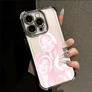 A-Ariana G-Grande Phone Case Suitable for iPhone 17 16e 16 15 14 13 12 11 Mini Pro Max Air X XR XSMAX 8 7 Plus Anti Fall Transparent Soft Back Cover