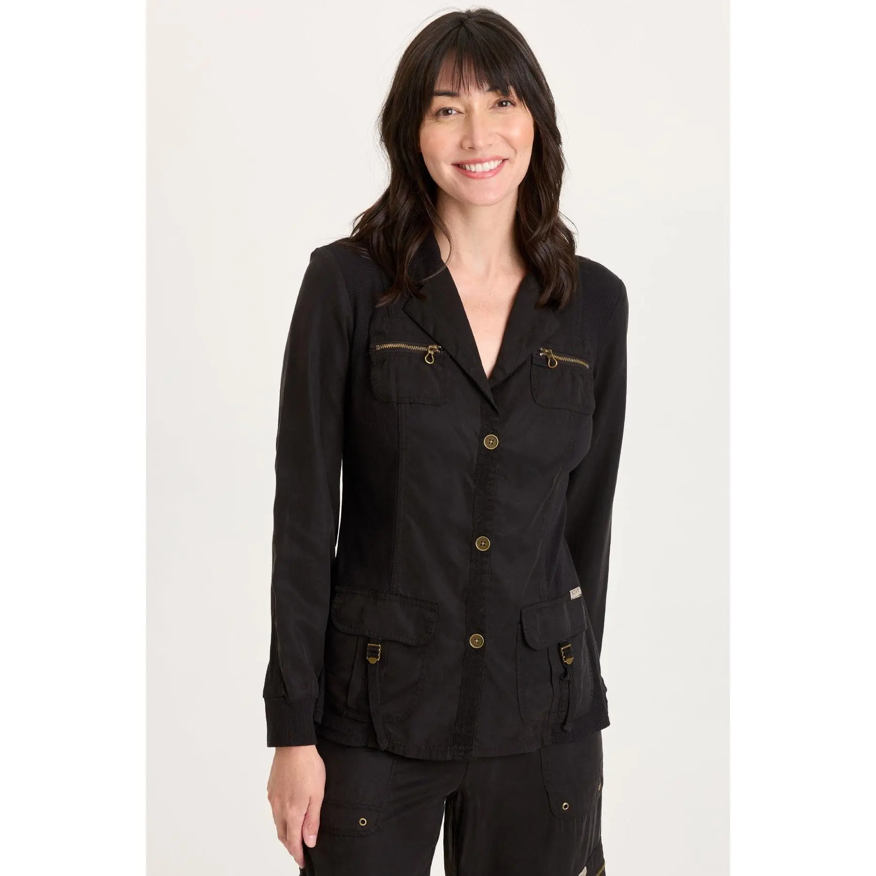 Maela Twill Relaxed Blazer