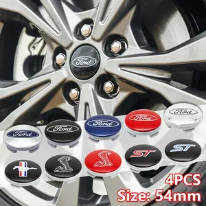 Ford Car Style Decoration Accessories, Logo Wheel HUB Center Cap, Fits Ford Models, Automotive Stylish Parts Decor, Vehicle Exterior Decoration