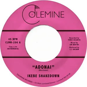 Ikebe Shakedown - Adonai  [7-INCH SINGLE VINYL RECORD] Colored Vinyl