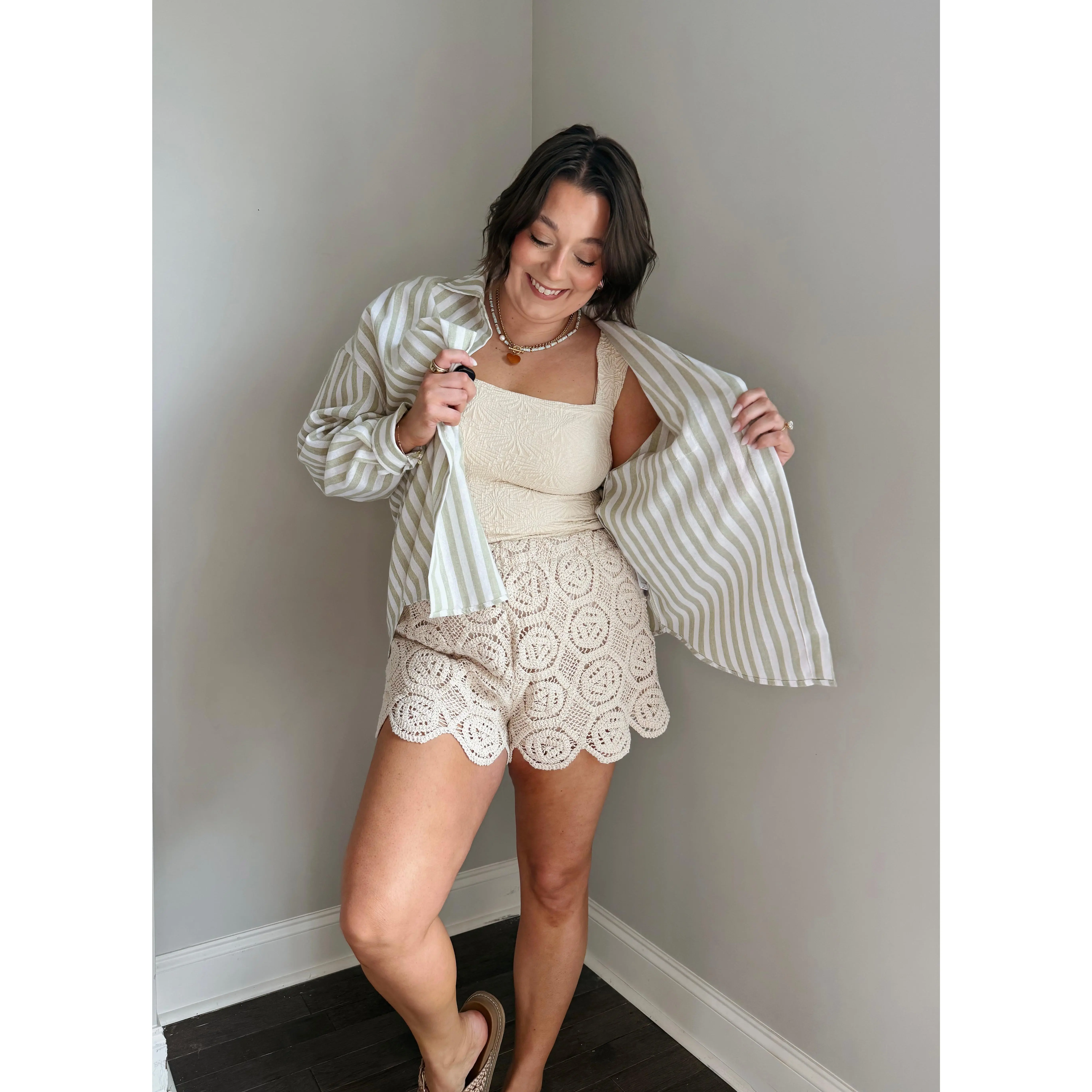 The Tulum Crochet Shorts
