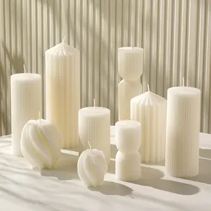 Styling Candle Light Luxury Nordic Style Aromatherapy Candle High-end Home Wedding Banquet Gift Candle in Elegant Wax Finish for Decor