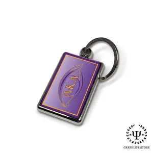 Alpha Kappa Lambda Keychain Rectangular