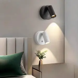 USB Rechargeable Wall Mounted LED Light,Magnetic Wall Mounted Night Light, Wireless WallLamp, Indoor Lighting for Bedroom, Living Room,Home Decor, Decorative Lights
