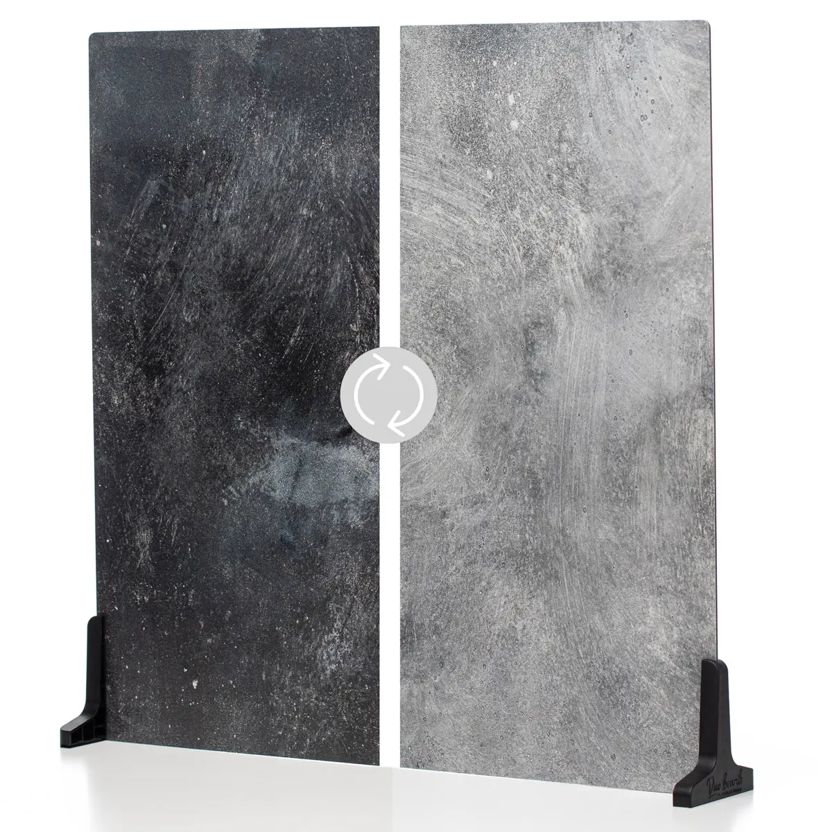 V-FLAT WORLD Duo Board - 24x24" Double Sided Surface Board, Gray Chalk/Dark Chalk